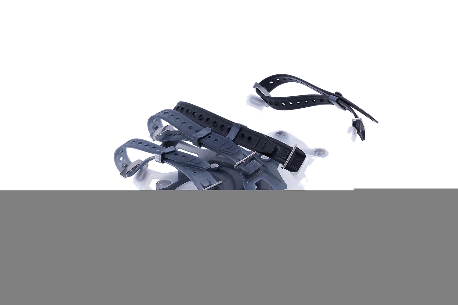 MSR Binding PosiLock AT Lightning Ascent 3 Strap Mens Left Gray Crampon (128mm)