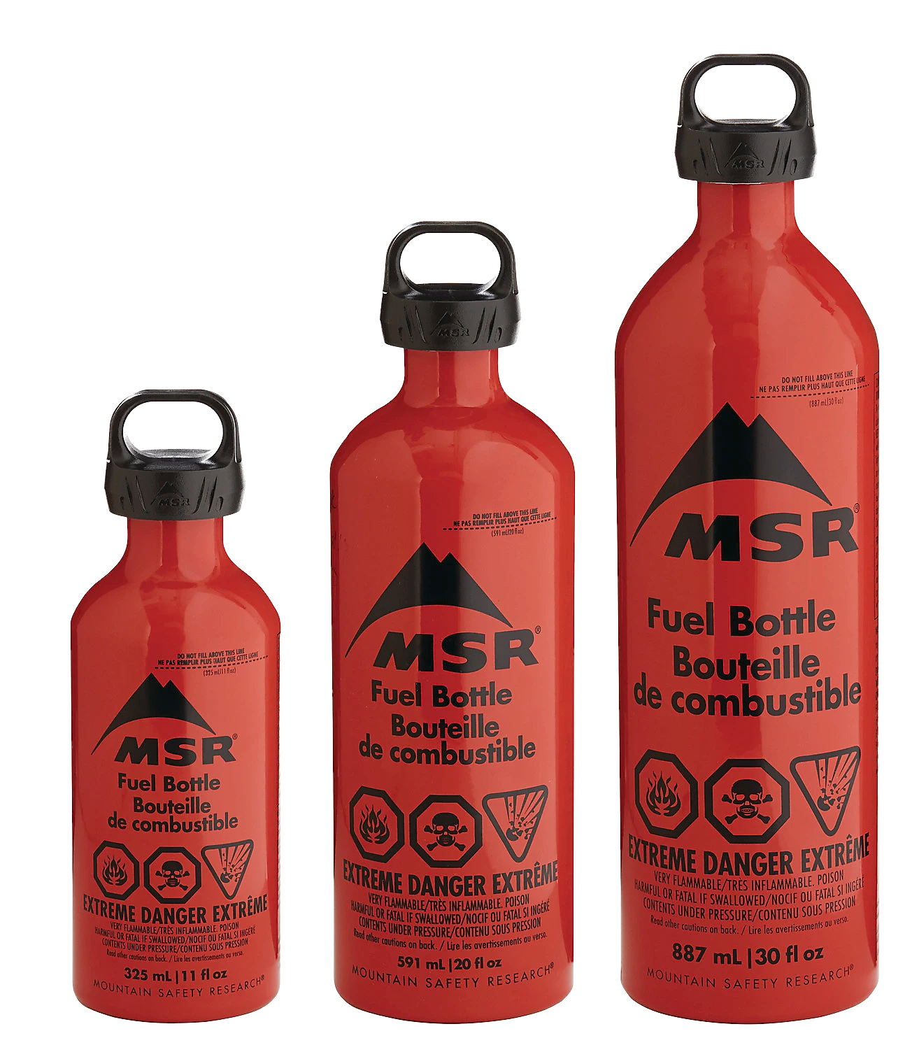 MSR 887ml Fuel Bottle,CRP Cap, Euro