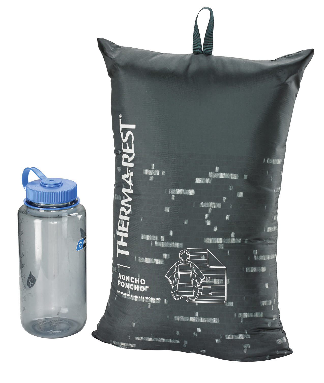 Thermarest Honcho Poncho Black Forest Print