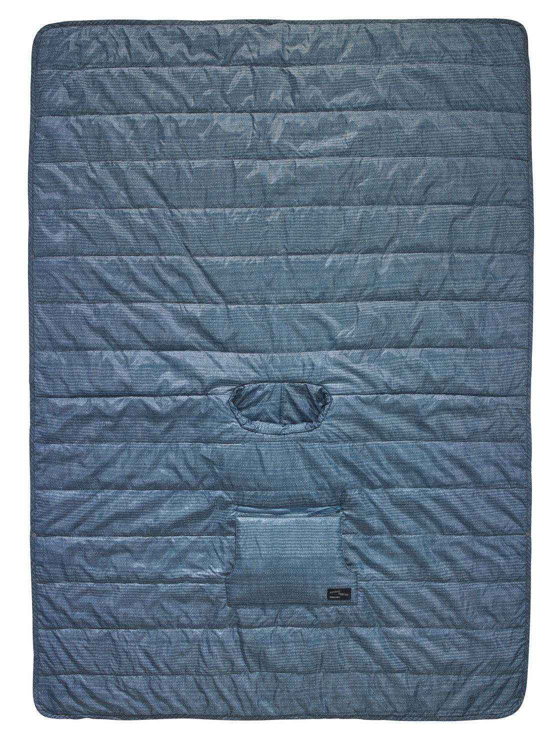 Thermarest Honcho Poncho Blue Woven Print