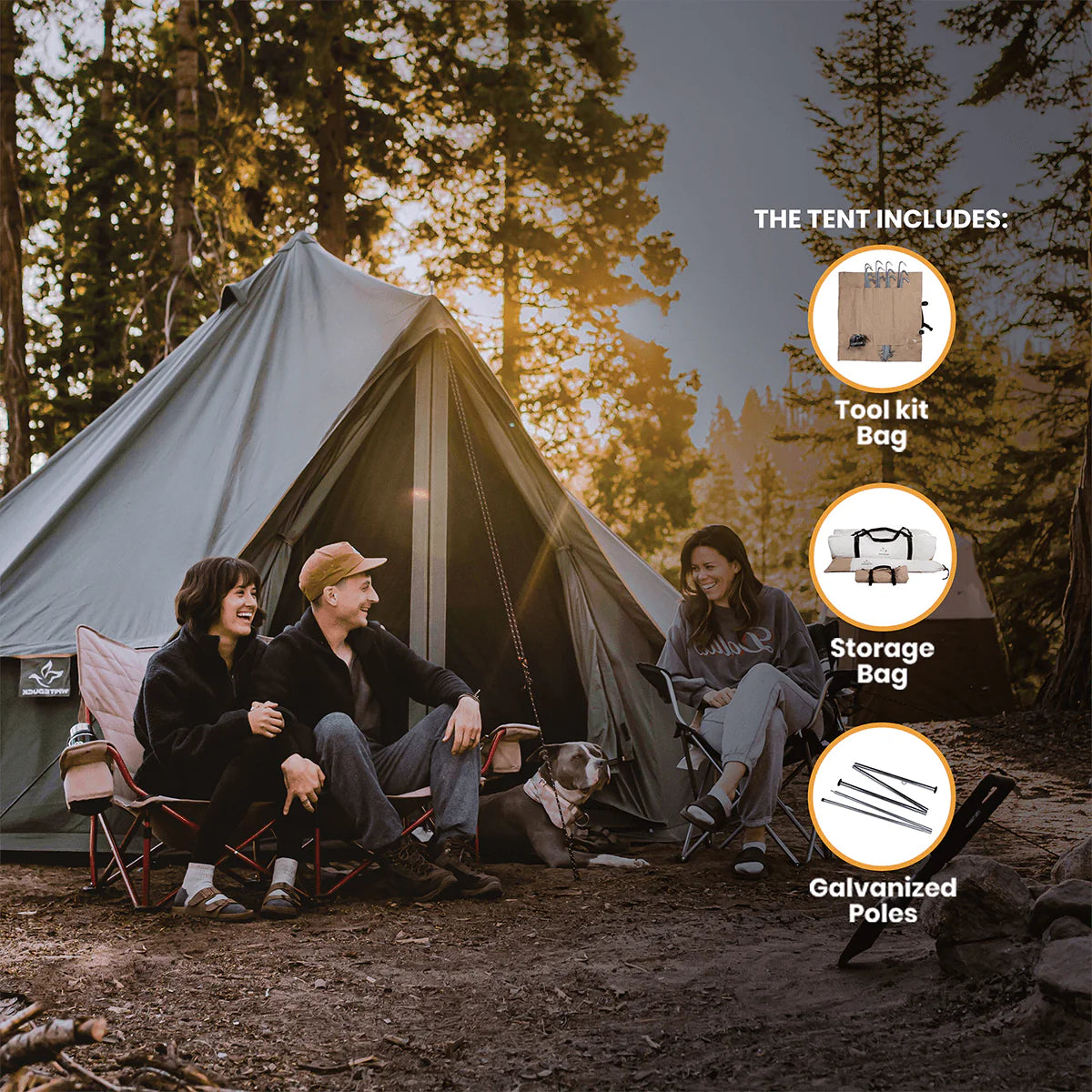 13' Regatta Bell Baumwollzelt