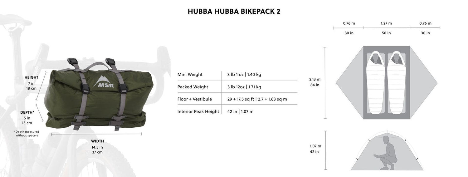 MSR Hubba Hubba™ Bikepack 2-Person
