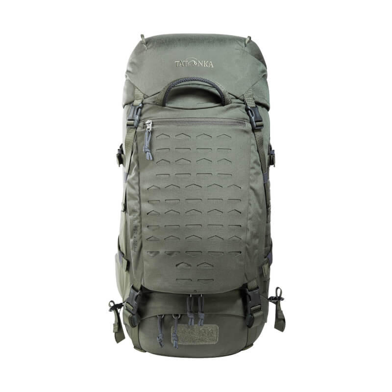 Tatonka Pyrox 40+10 Women BC – Robuster Bushcraft- & Trekkingrucksack für Damen Olive