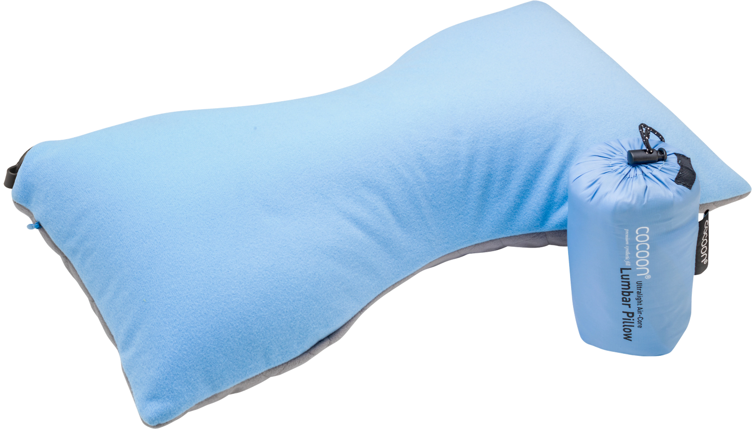 Cocoon Lumbar Support Pillow light-blue/grey