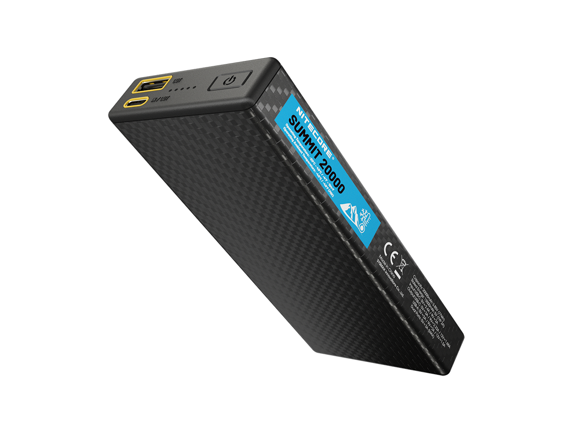 Nitecore Powerbank SUMMIT 20000 20.000 mAh, kältebeständig bis −40 °C