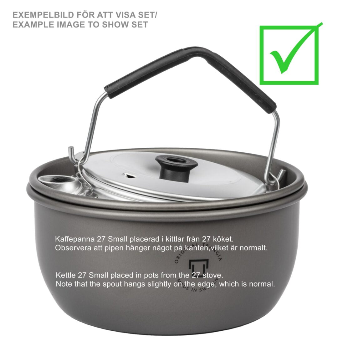 Trangia Teekanne 0.6L mit Chromstahlknopf