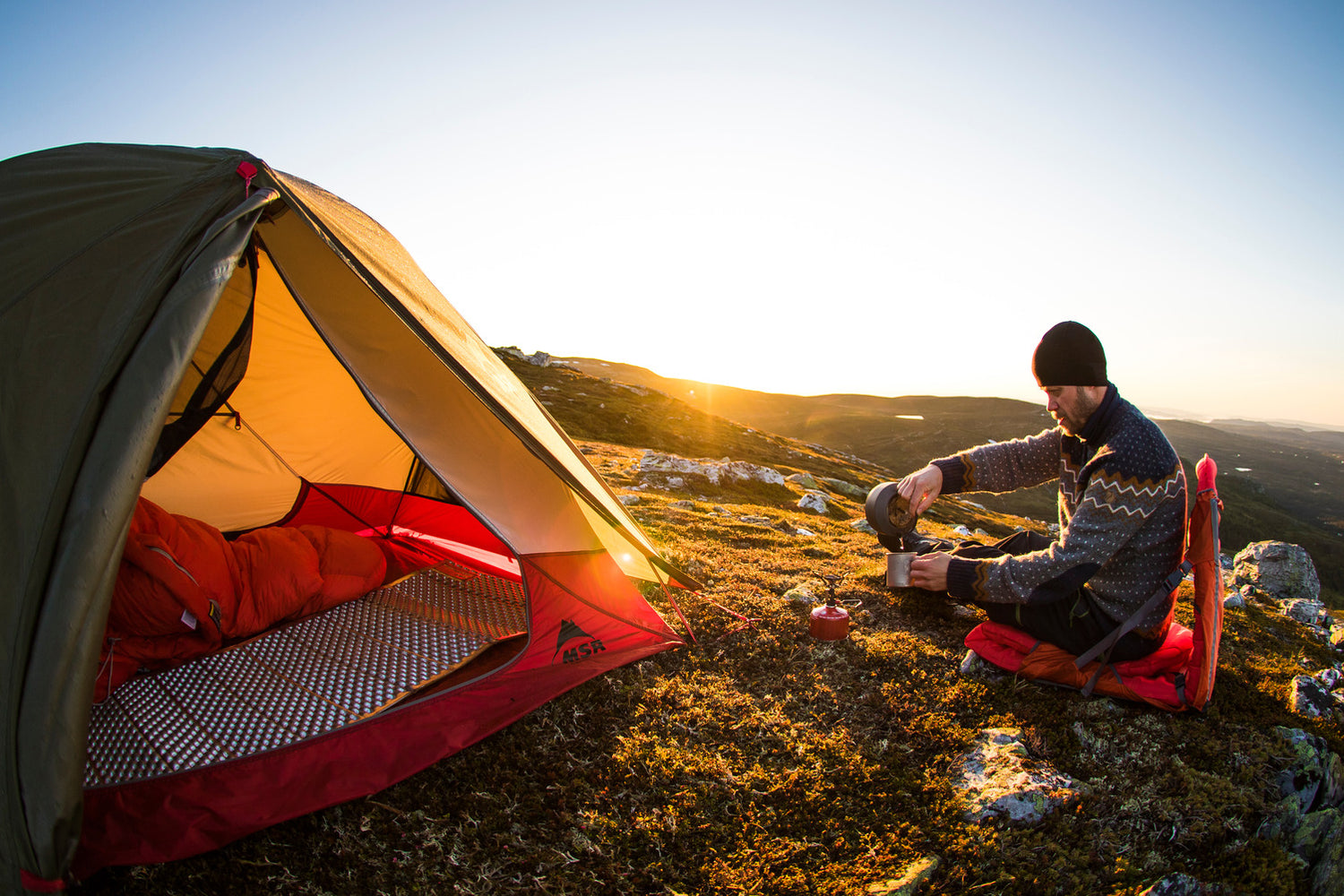 Thermarest Trekker Chair 25 Tomato