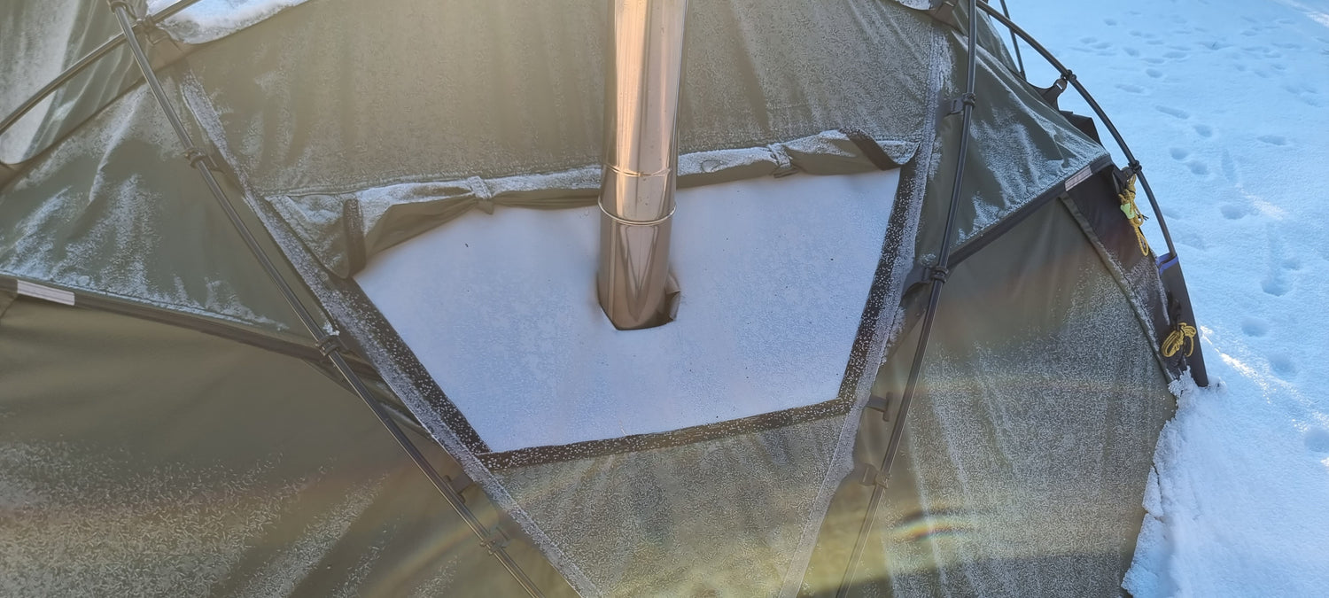 NORTENT Vern 2 mit Zeltofendurchführung