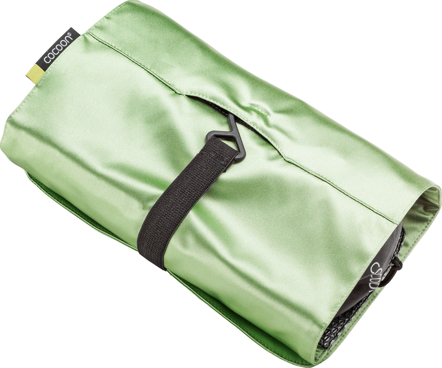 Cocoon Silk Hanging Toiletry Kit Minimalist light green
