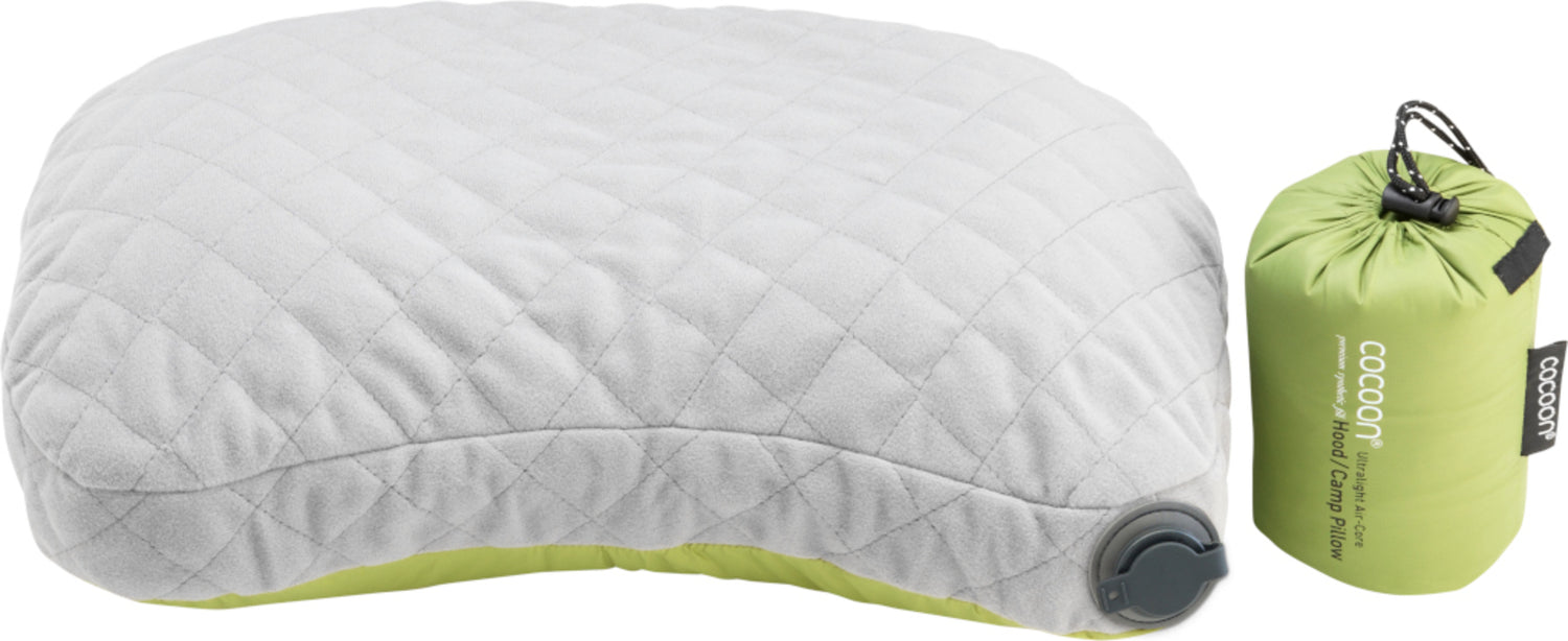 Cocoon Air Core Hood / Camp Pillow Ultralight wasabi/grey