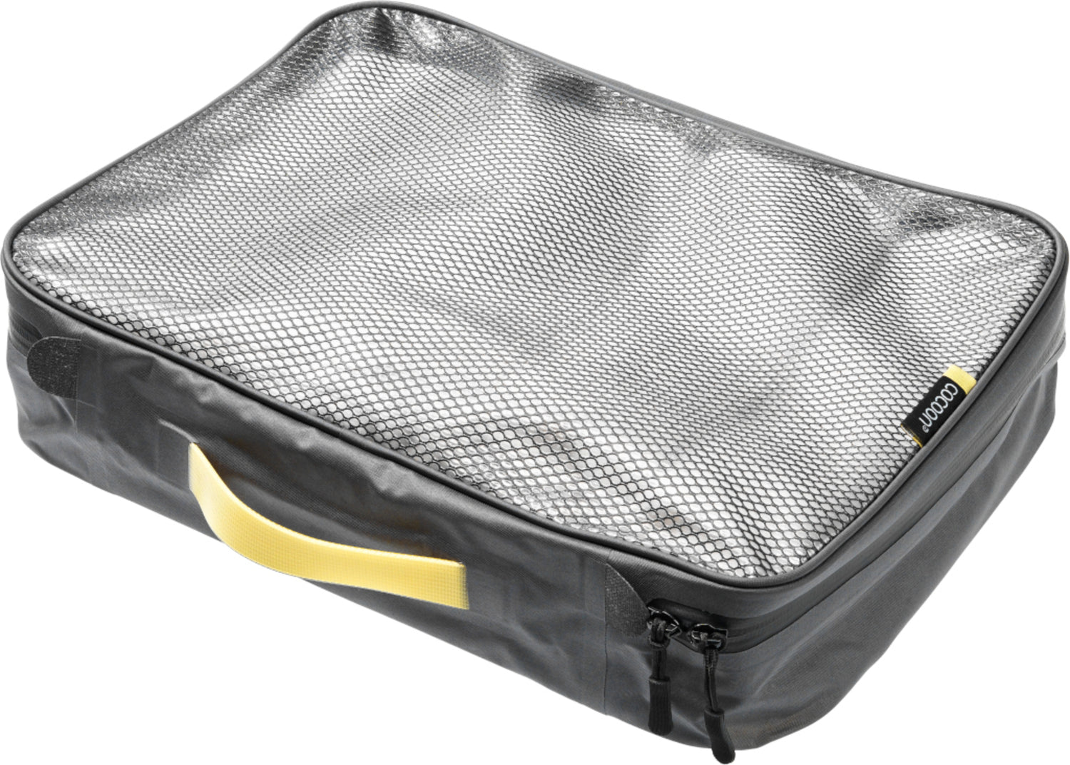 Cocoon Cocoon Packing Cube with Laminated Net Top L grey/yellow