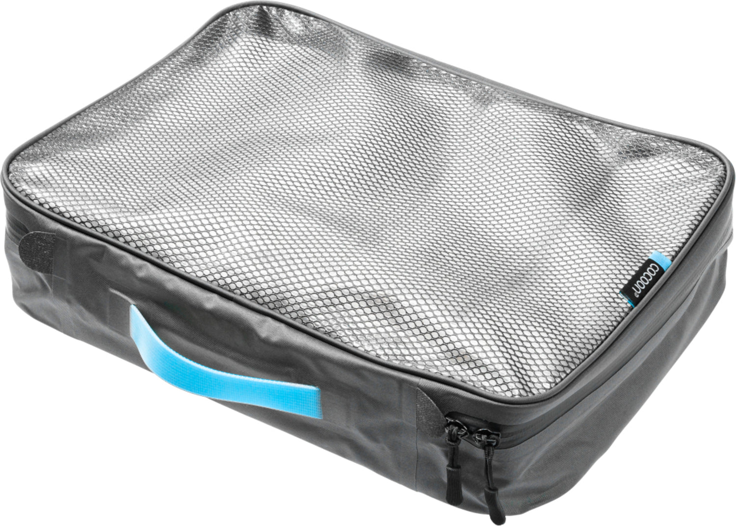 Cocoon Cocoon Packing Cube with Laminated Net Top L grey/blue
