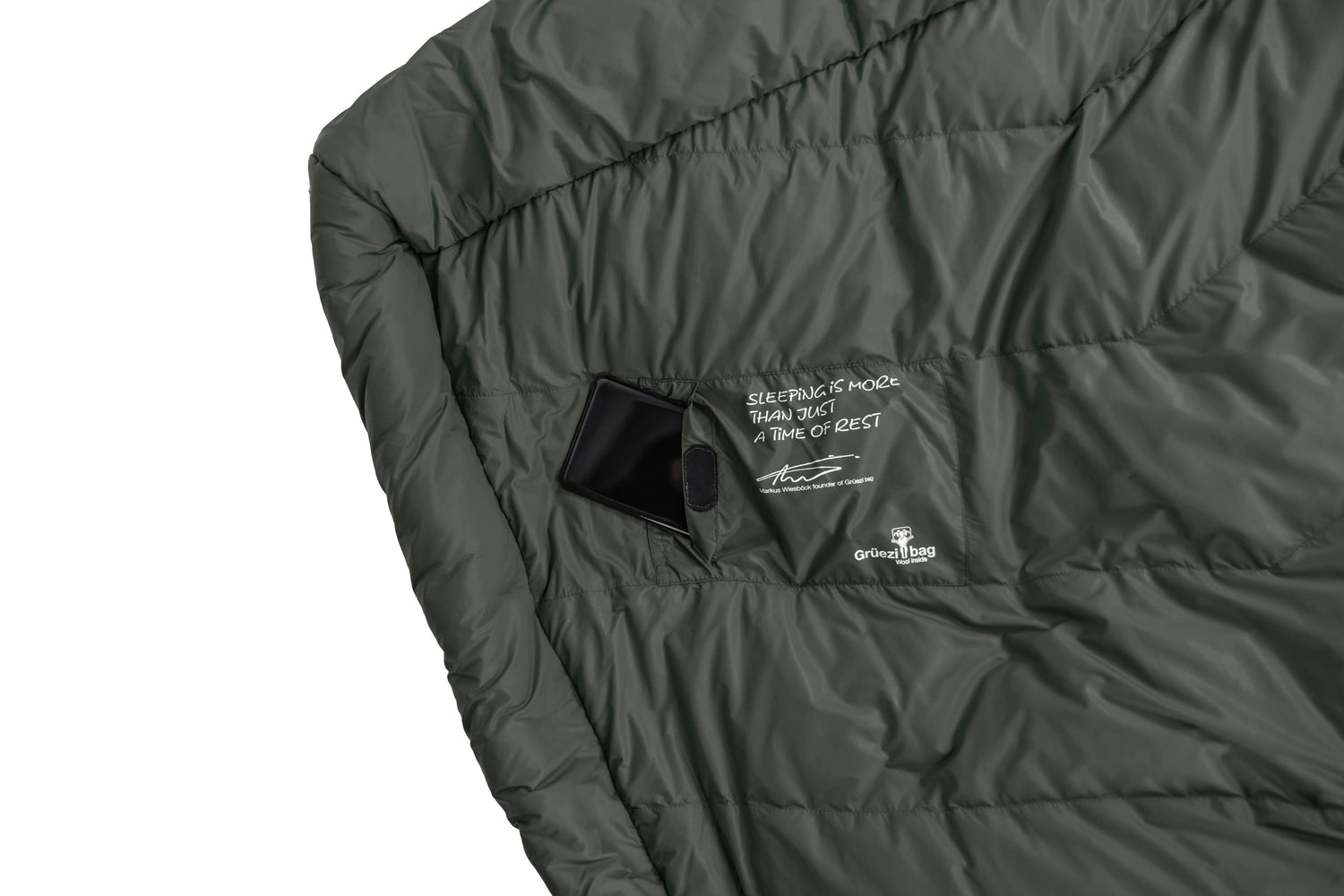 Grüezibag Biopod DownWool Summer Comfort Rechts +4°C