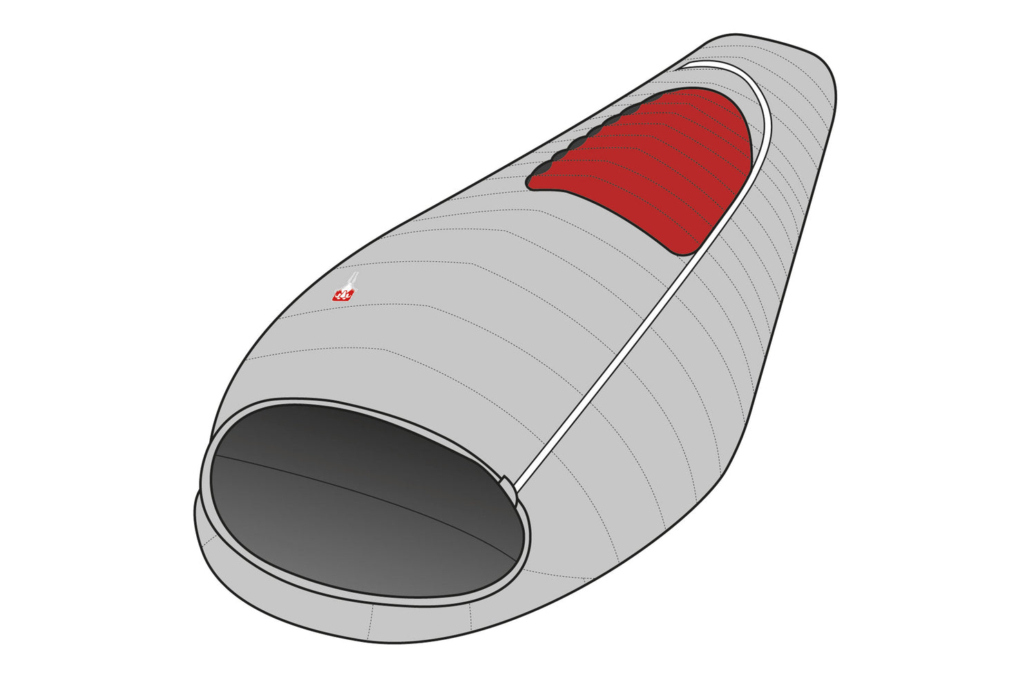 Grüezibag Biopod DownWool Extreme Light 185 Black Edition +8°C