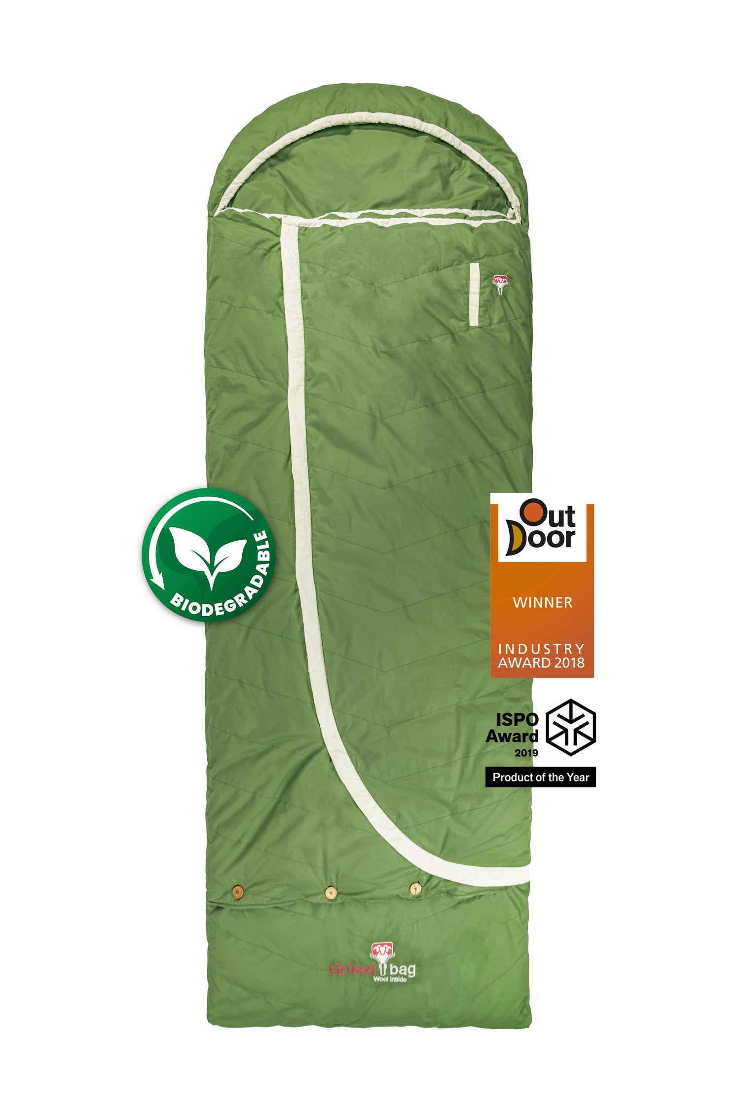 Grüezibag Biopod DownWool Nature Comfort 1°C