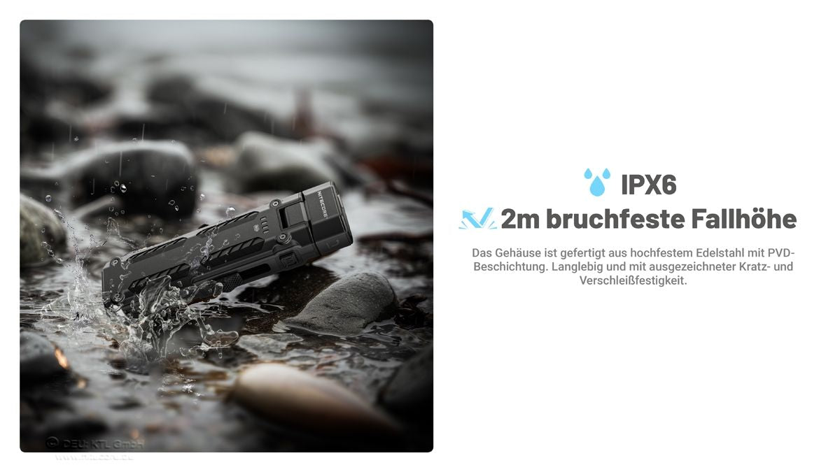 Nitecore EDC09 Winkellampe mit 1600 Lumen