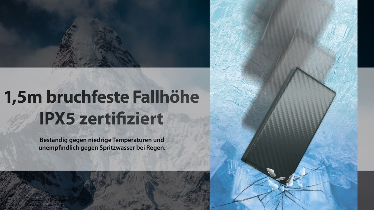 Nitecore Powerbank SUMMIT20000 – 20.000 mAh, kältebeständig bis −40 °C