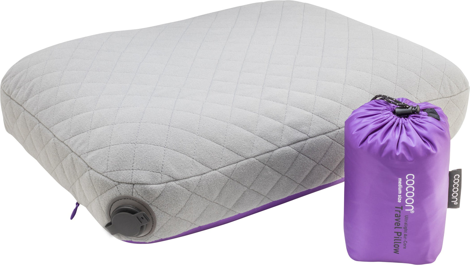 Cocoon Air Core Pillow Ultralight M purple/grey