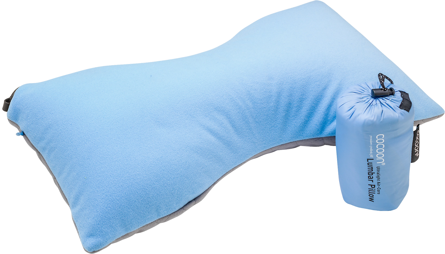 Cocoon Lumbar Support Pillow light-blue/grey