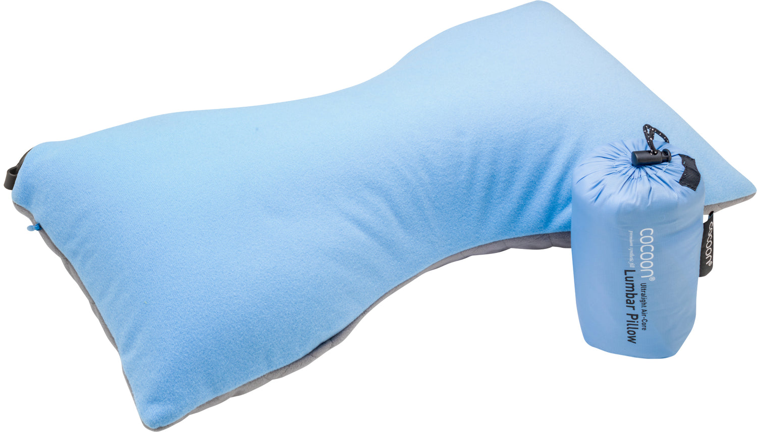 Cocoon Lumbar Support Pillow light-blue/grey
