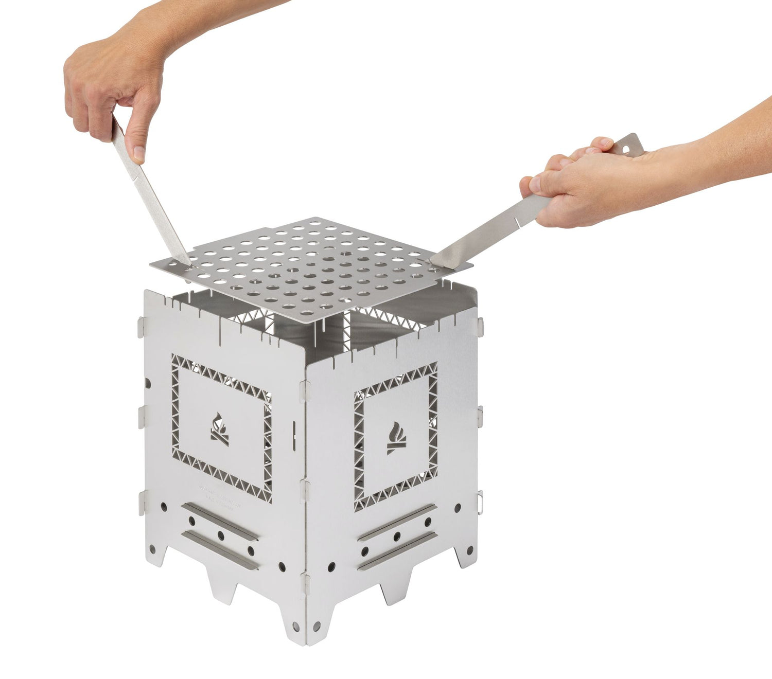 Bushcraft Essentials Topfauflagen Set Bushbox XXL Campfire