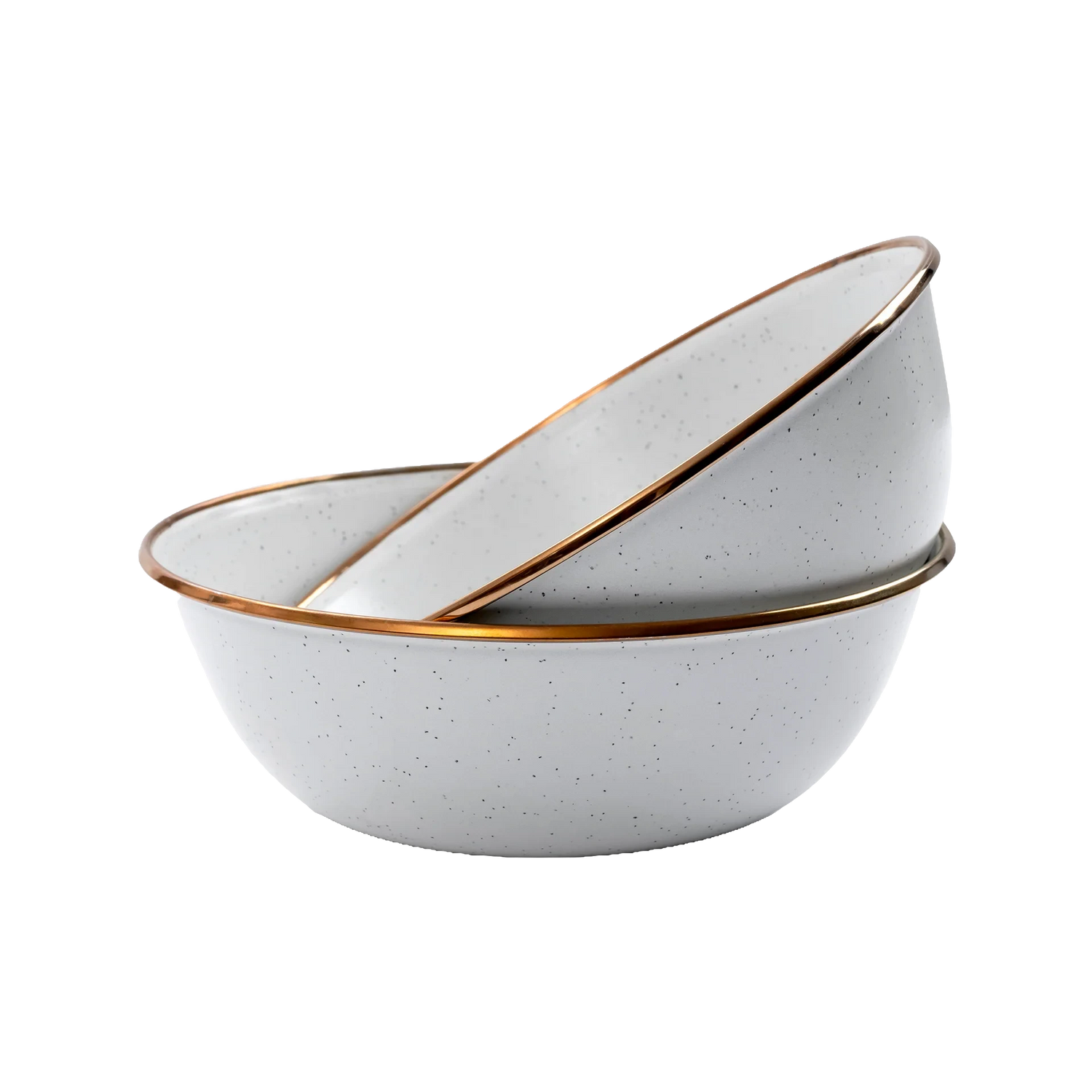 Barebones Emaille Schüssel 2er Set Eggshell