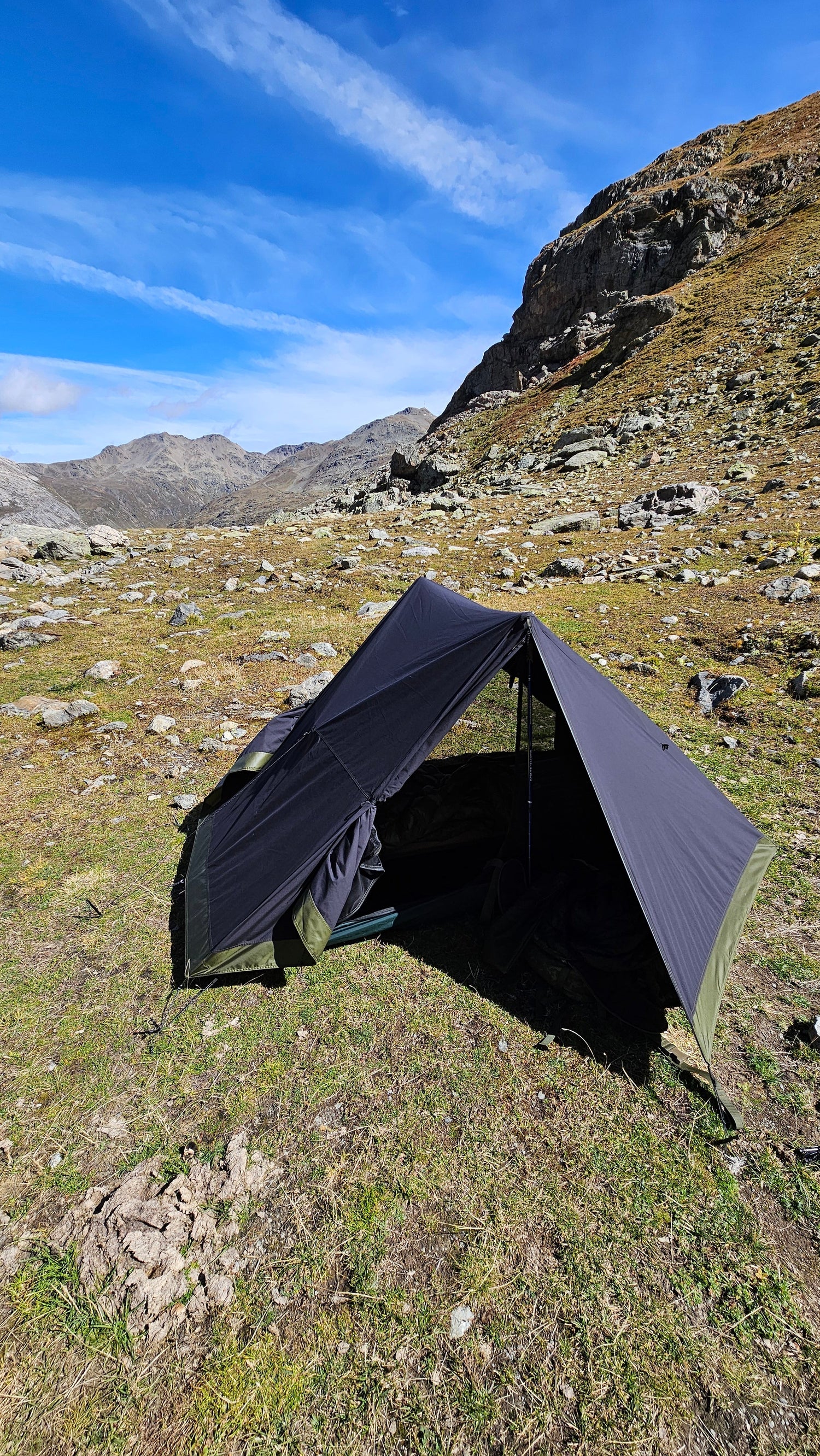 W23© 001 Schweizer Baumwoll-Polyester Zelt für 2 Personen