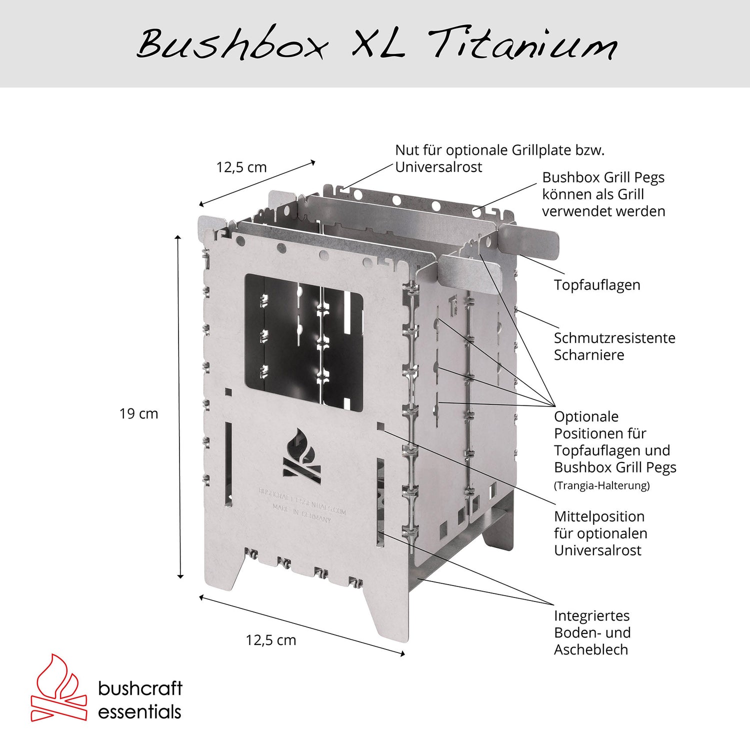 BushcraftEssentials Bushbox XL Titanium