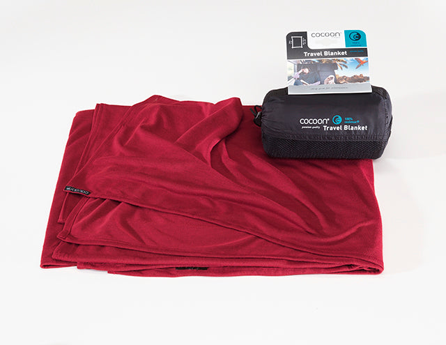 Cocoon Coolmax Travel Blanket monks red