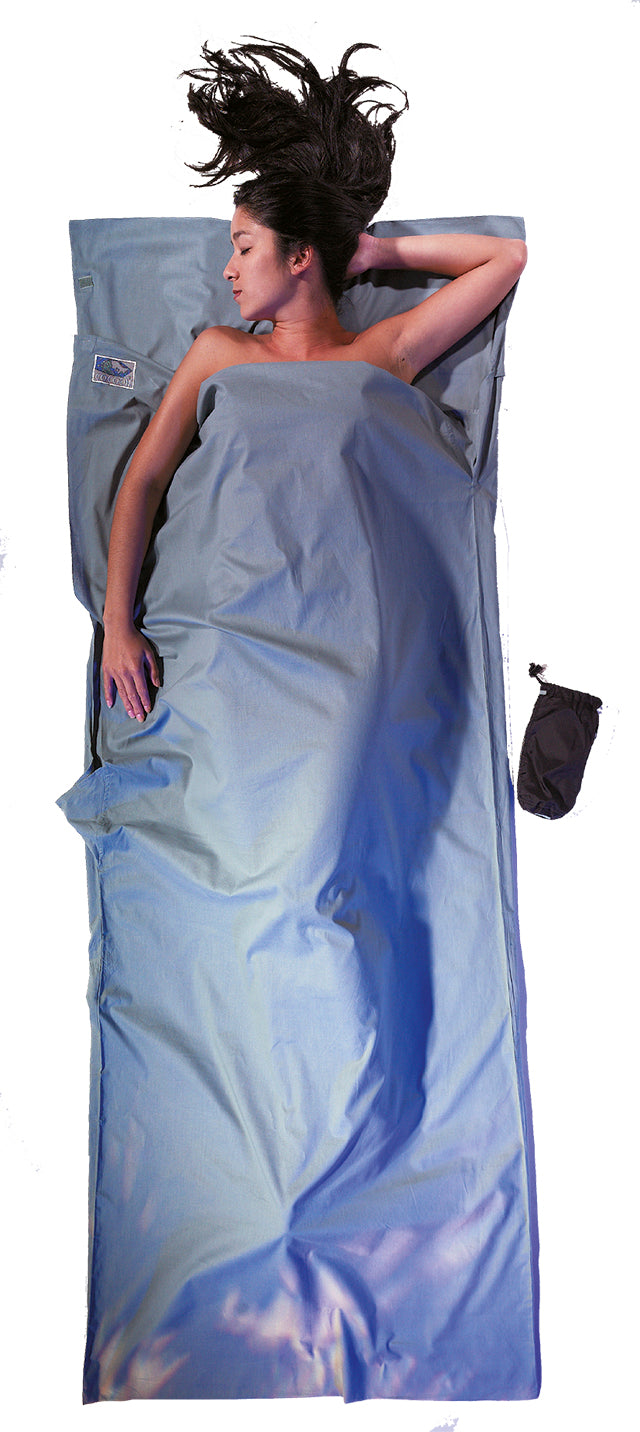 Cocoon Cotton TravelSheet cactus blue