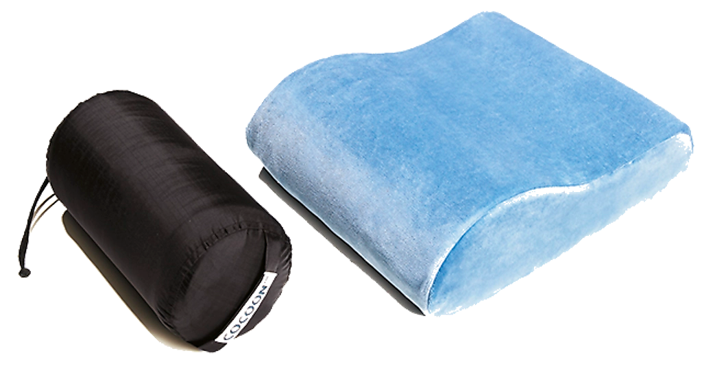 Cocoon Memory Foam Travel Pillow slate blue