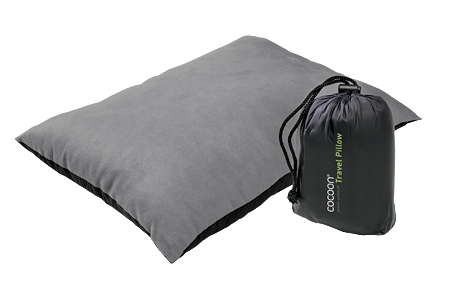 Cocoon Synthetic Pillow M charcoal/smoke grey