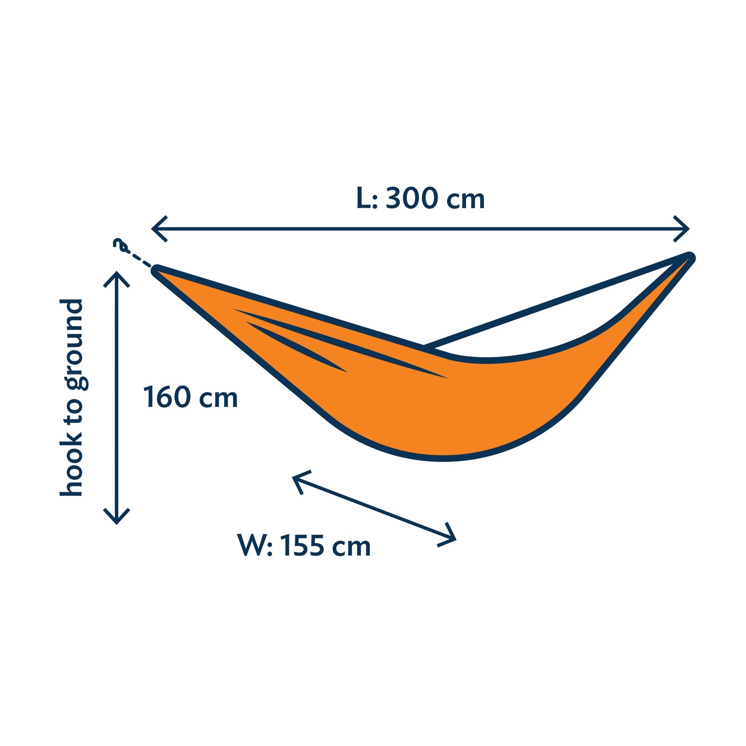 Ticket to the Moon TRAVEL HAMMOCK Compact – Ultraleichte Reise-Hängematte Armygreen