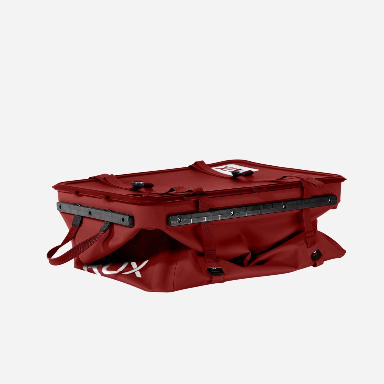 RUX 70L faltbare, wetterfeste 70-Liter-Transportbox (Press Seal) Mars Red