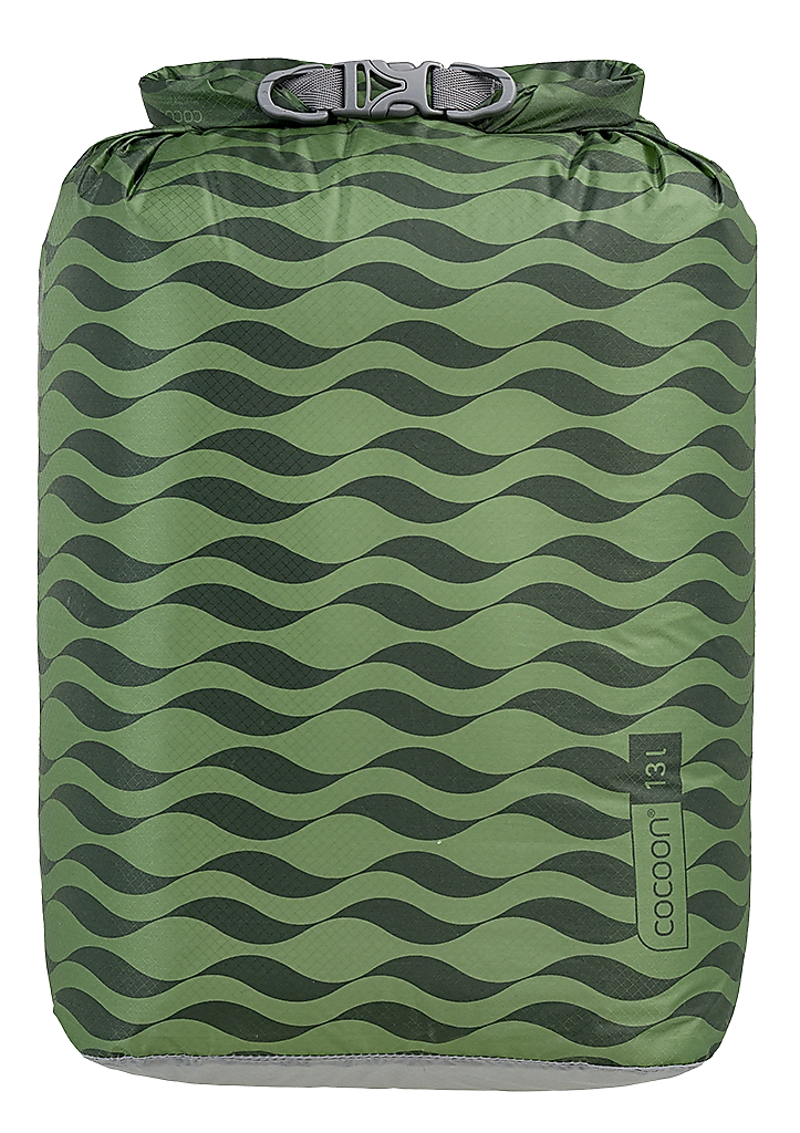 Cocoon Drybag Ultralight 13L Green Waves