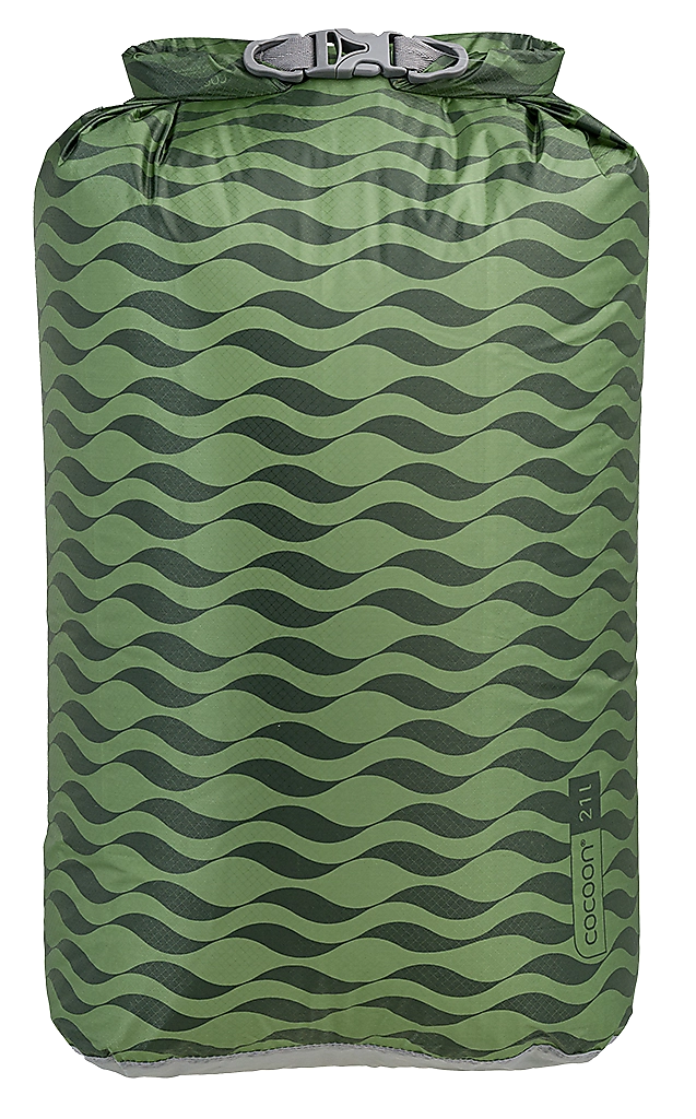 Cocoon Drybag Ultralight 21L Green Waves