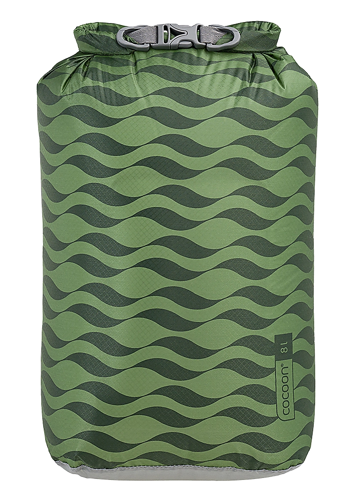 Cocoon Drybag Ultralight 8L Green Waves