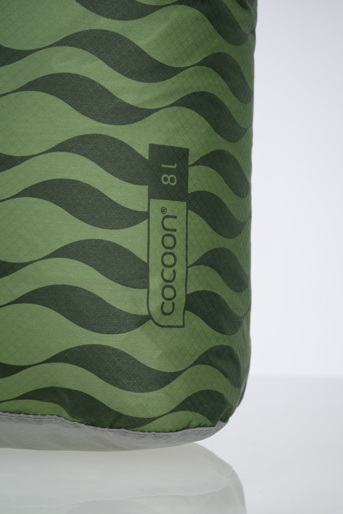 Cocoon Drybag Ultralight 13L Green Waves