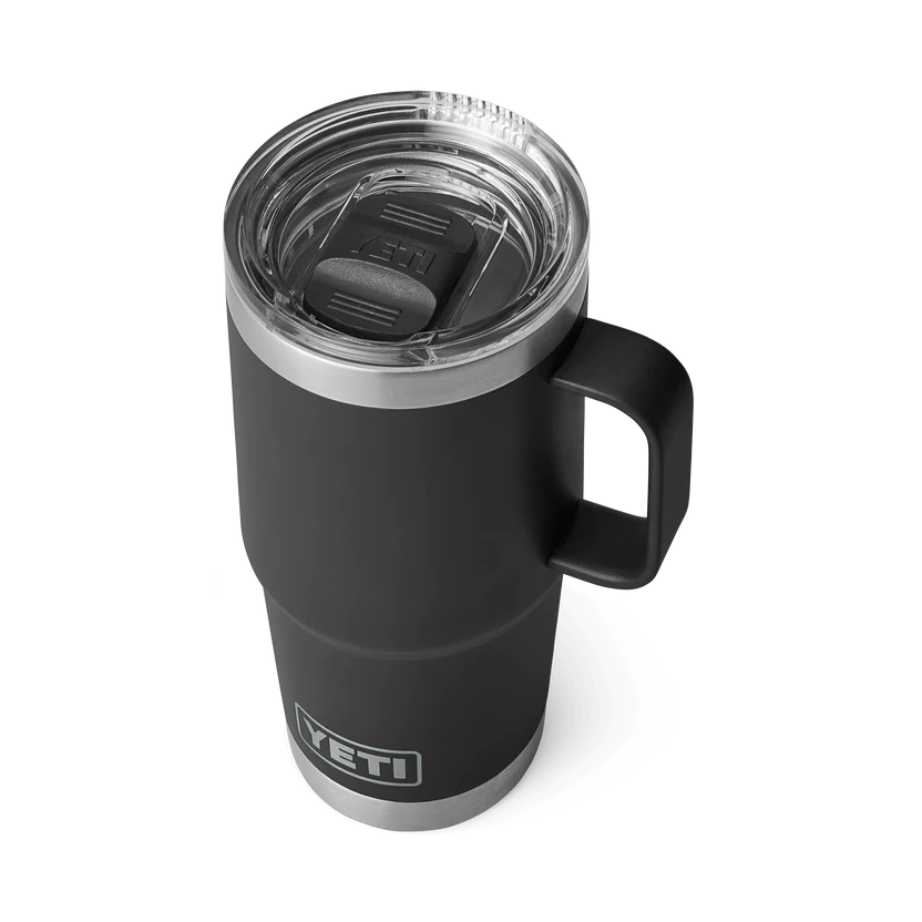 Yeti Rambler Reisebecher mit Stronghold Deckel 591ml Black