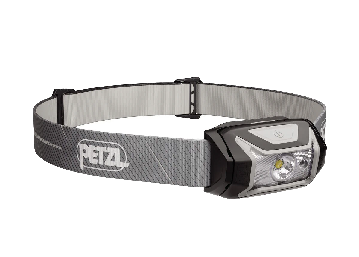 Petzl TIKKA® CORE Black – Kompakte & aufladbare Stirnlampe mit Rotlicht (450 Lumen)