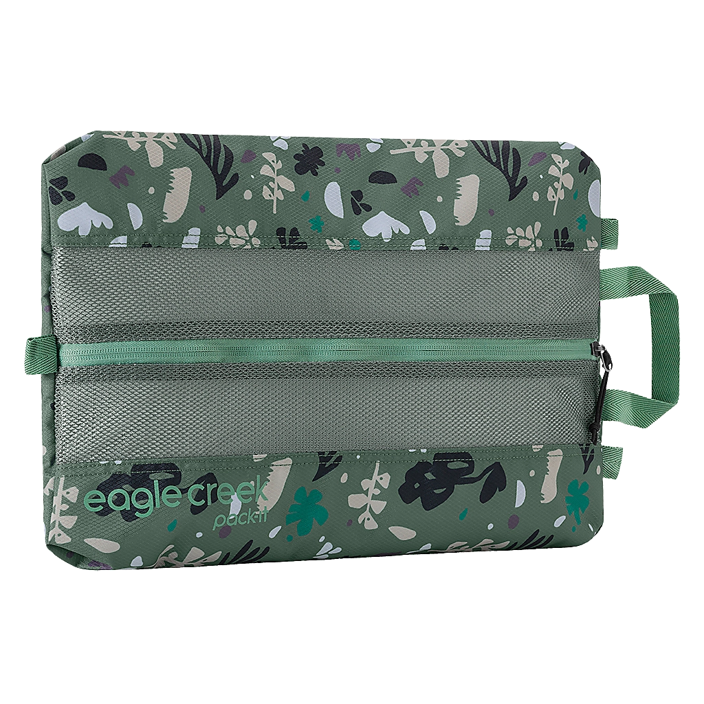 Eagle Creek Pack-It Reveal Shoe Sack Roots And Shoots: Duck Green