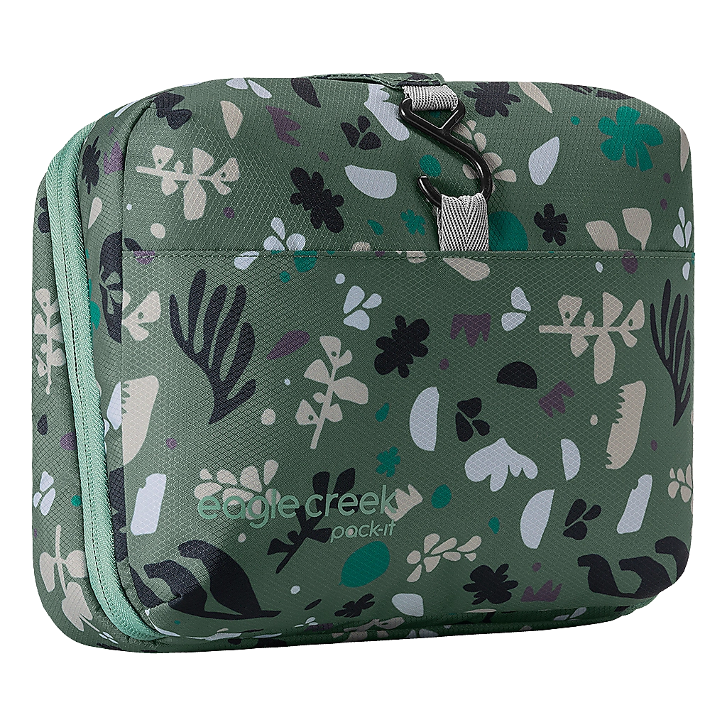 Eagle Creek Pack-It Hanging Toiletry Kit Roots And Shoots: Duck Green