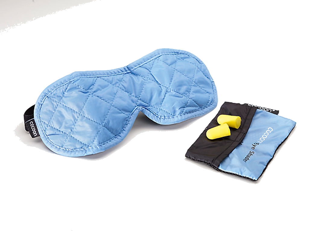 Cocoon Microfiber Eye Shades light blue / grey