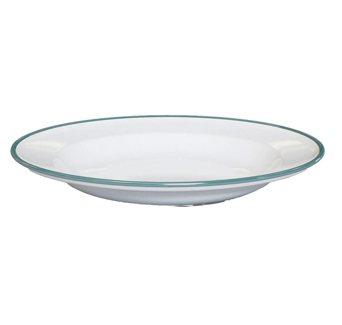 Emaille Teller Flach