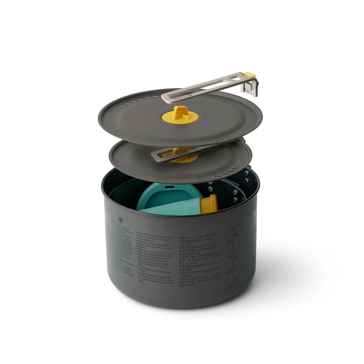 Sea to Summit Frontier UL 2P Two Pot Cook Set – Ultraleichtes Kochset für 2 Personen