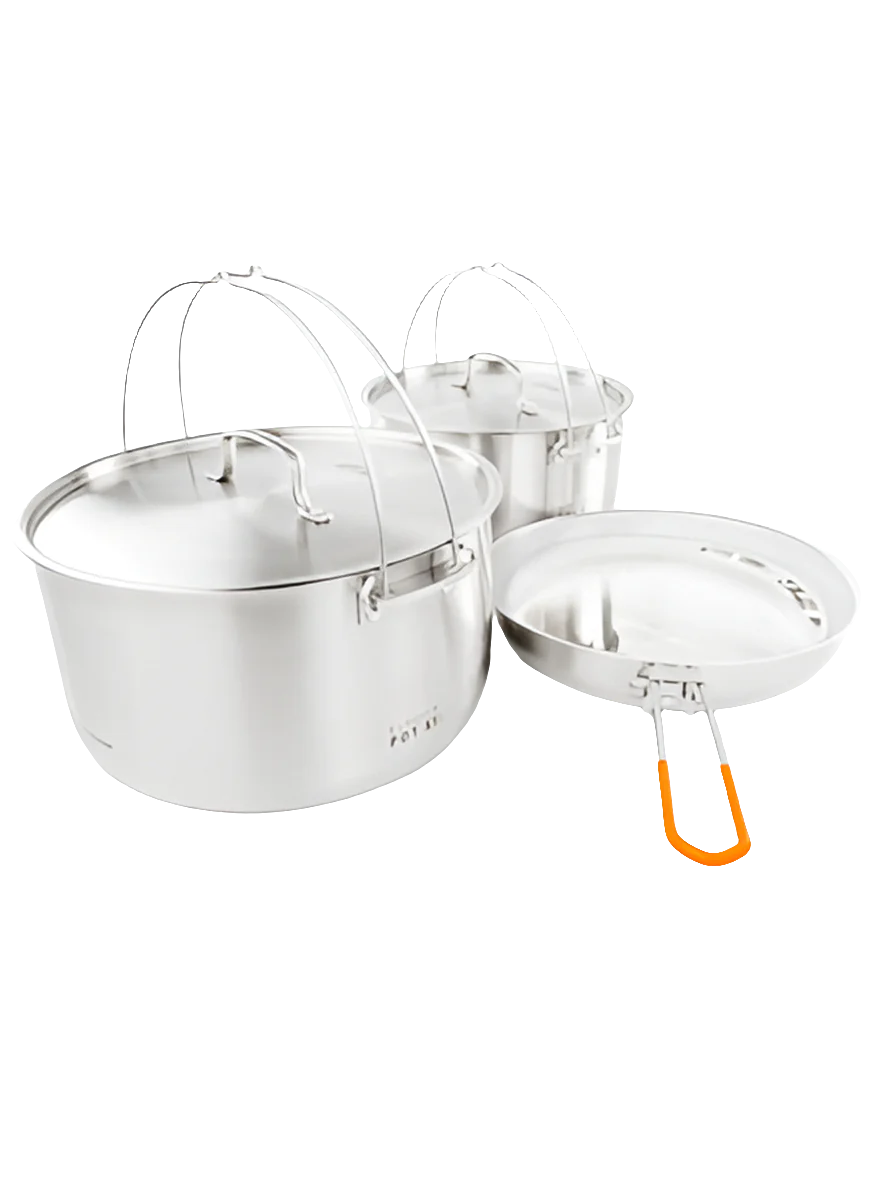 GSI Glacier Stainless Troop Kochset