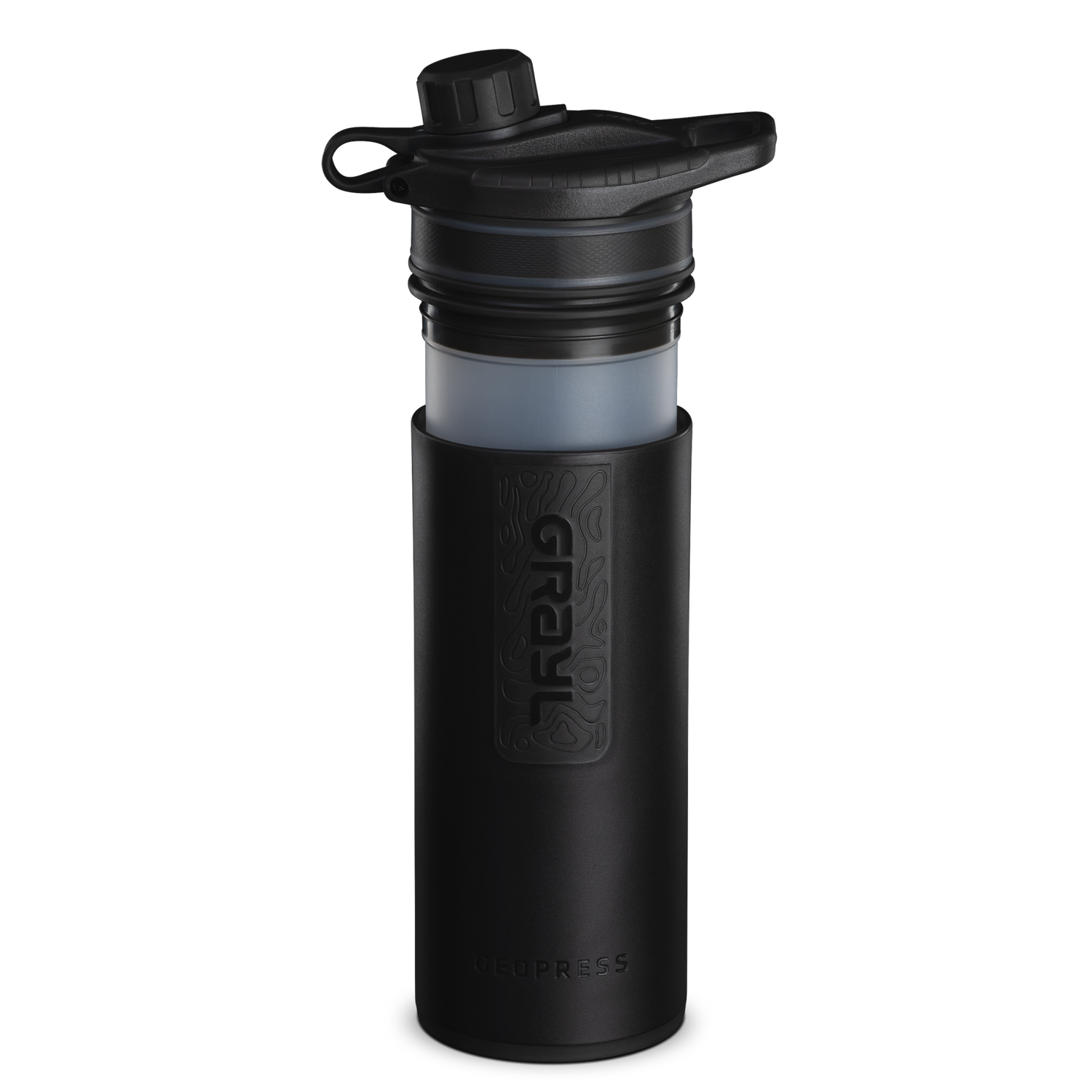 Grayl Geopress Purifier Bottle Covert Black