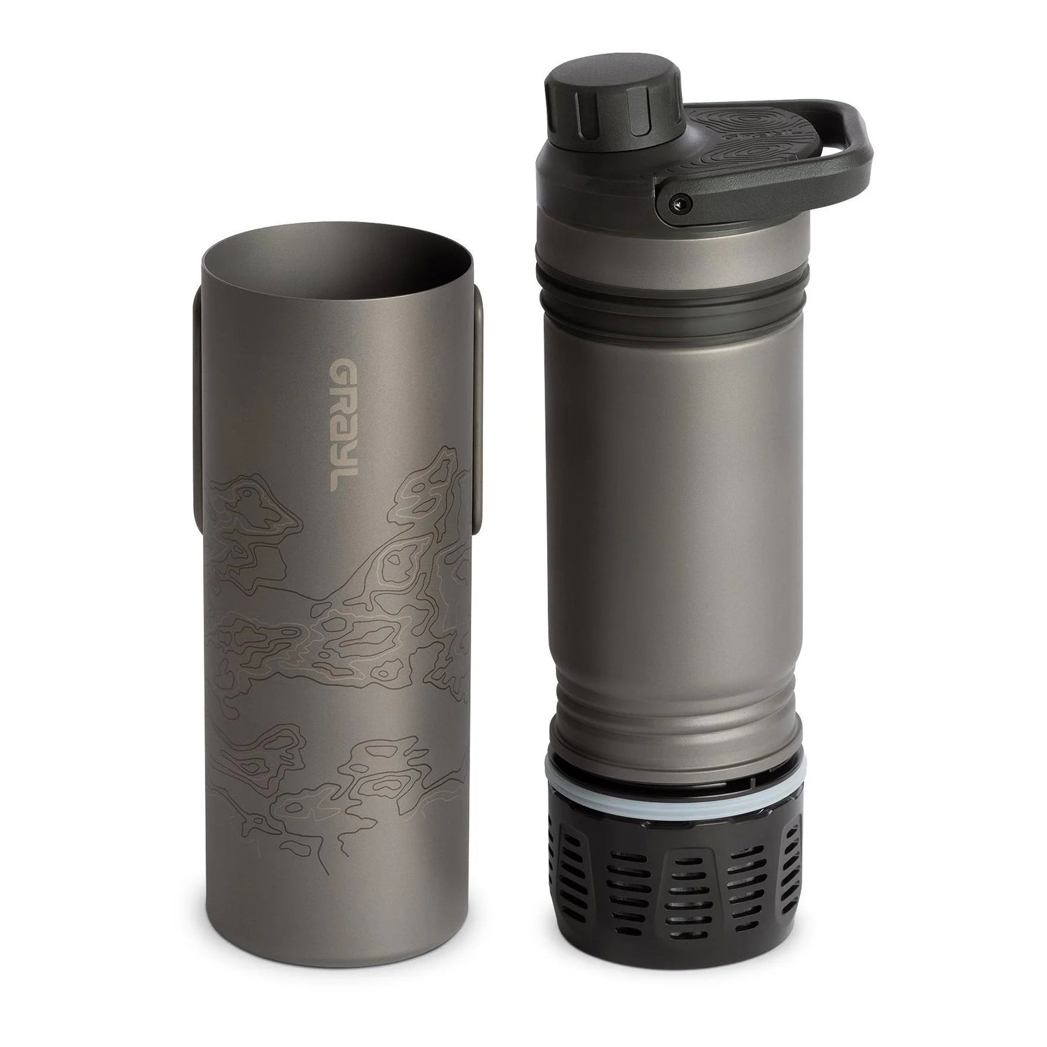 Grayl Ultrapress Purifier Titanium Wasserfilter 0.5L