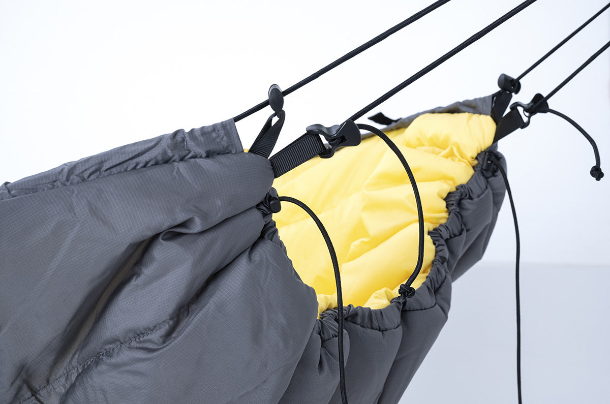 Cocoon Hammock Underquilt shale / yellow sheen