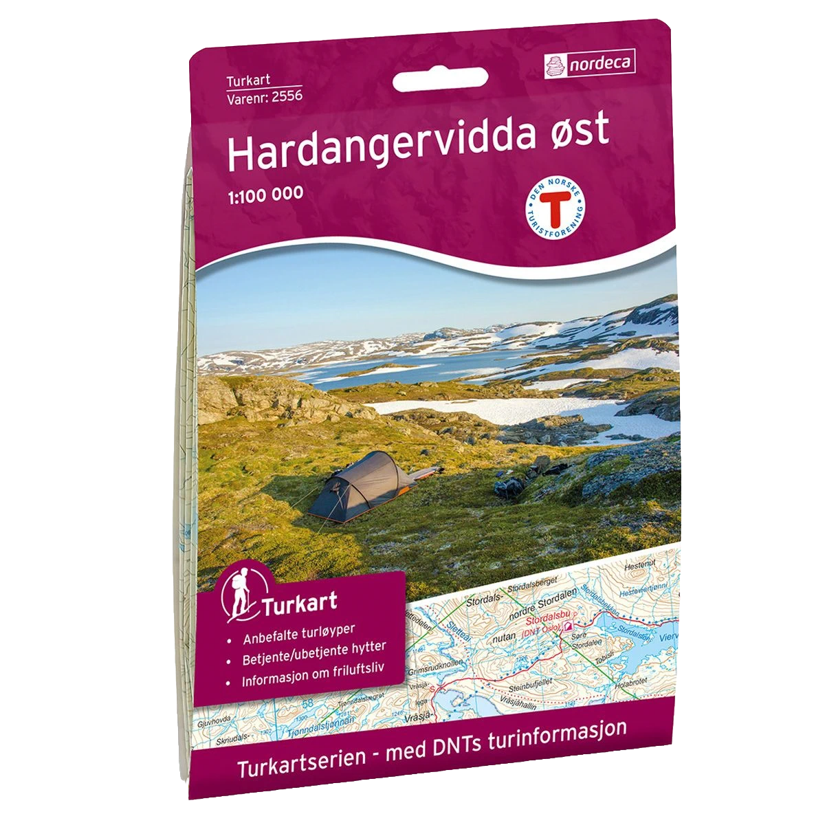 Hardangervidda Ost Wanderkarte
